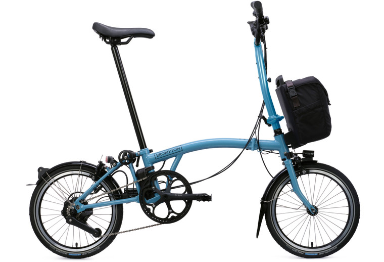 Bicicleta Brompton Electric C-Line e-Motiq System 4V Manillar High P54 Metallic 2026