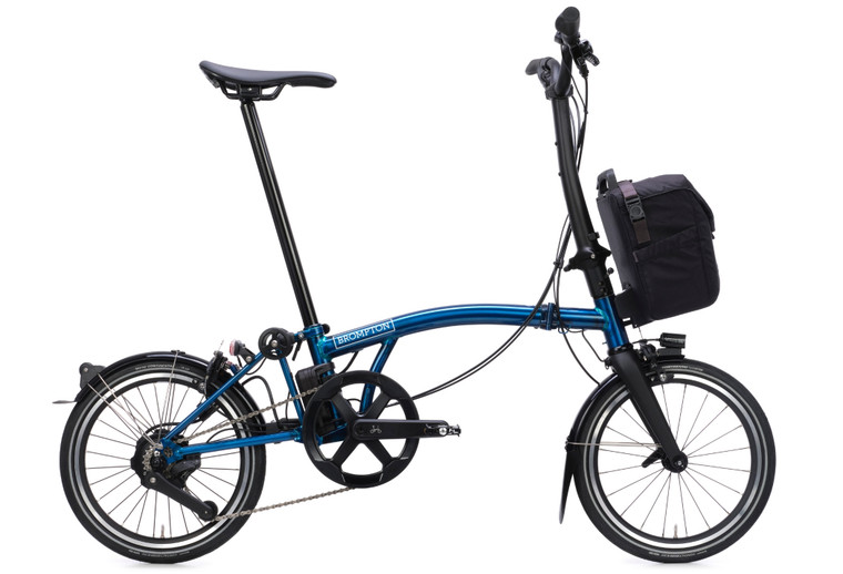 Bicicleta Brompton Electric P-Line e-Motiq 4V Manillar High Lacquer 2026