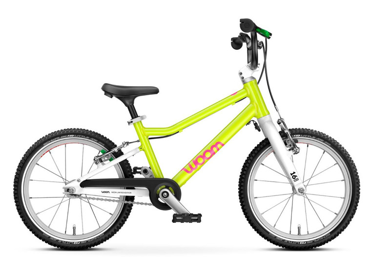 Bicicleta Woom GO 3 Neon Lime Edition 2026