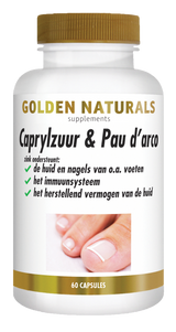 CONF-GN-085 - Golden Naturals Caprylzuur & Pau d'arco met probiotica 