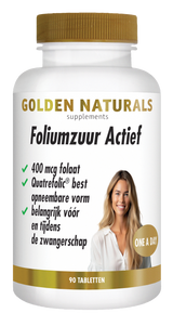 GN-647 - Golden Naturals Foliumzuur Actief 
