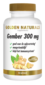 GN-658 - Golden Naturals Gember 300 mg 