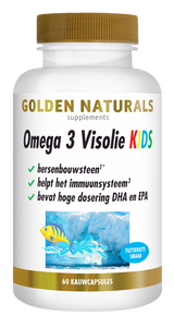 GN-536 - Golden Naturals Omega 3 Visolie KIDS 