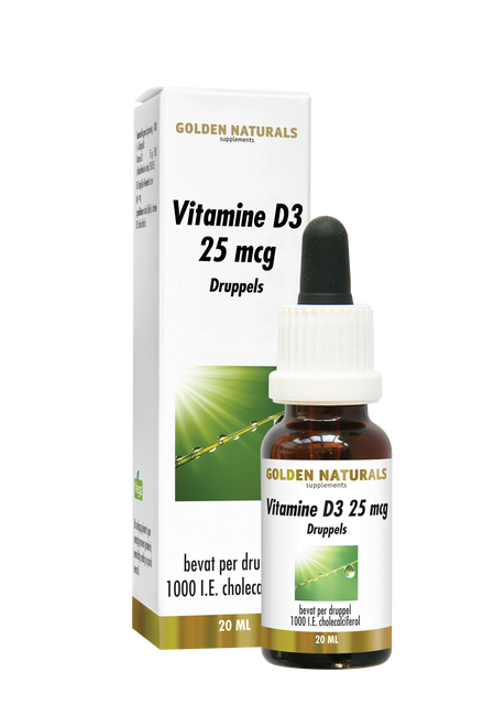 Vitamine D3 25 mcg druppels