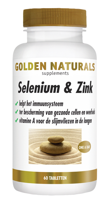 GN-568 - Golden Naturals Selenium & Zink 