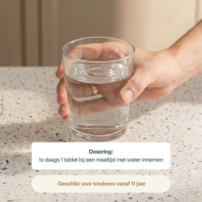 Golden Naturals Multi Gold tabletten, multivitamine voor mannen en vrouwen van 18 t/m 60 jaar.