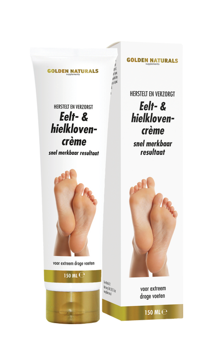 Golden Naturals Eelt- & hielklovencrème, zacht en niet vet, voor droge voeten en hielen.