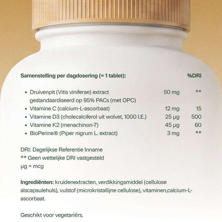 Vitamine K2 45 mcg & D3 25 mcg