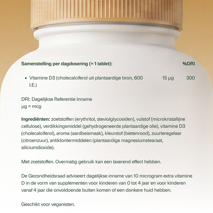 Vitamine D3 15 mcg KIDS
