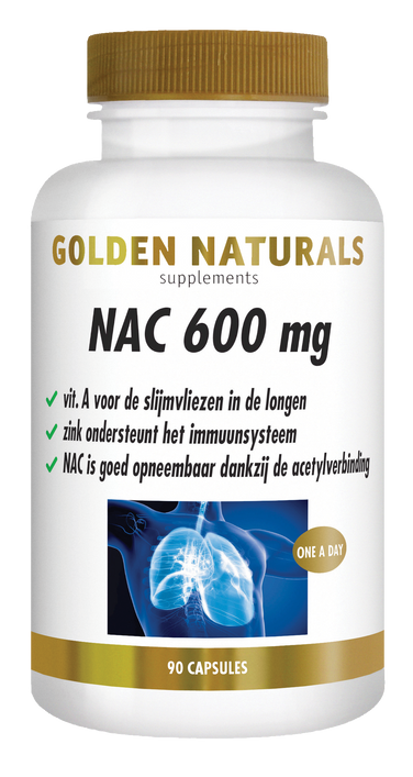 GN-570 - Golden Naturals NAC 600 mg 