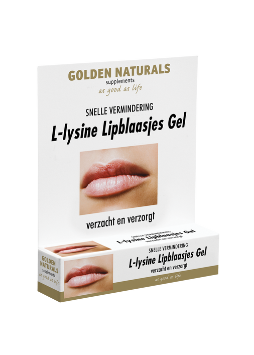 GN-261 - Golden Naturals L-lysine Lipblaasjes Gel 