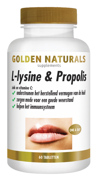 GN-468 - Golden Naturals L-lysine & Propolis 