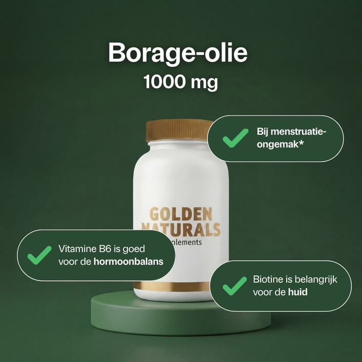 Borage-olie 1000 mg