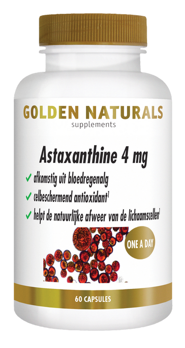 GN-654 - Golden Naturals Astaxanthine 4 mg 