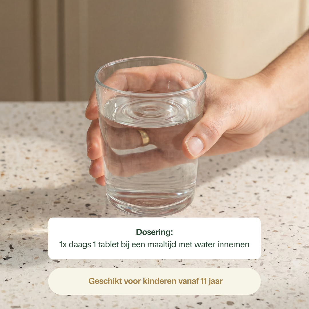 Golden Naturals Multi Gold tabletten, multivitamine voor mannen en vrouwen van 18 t/m 60 jaar.
