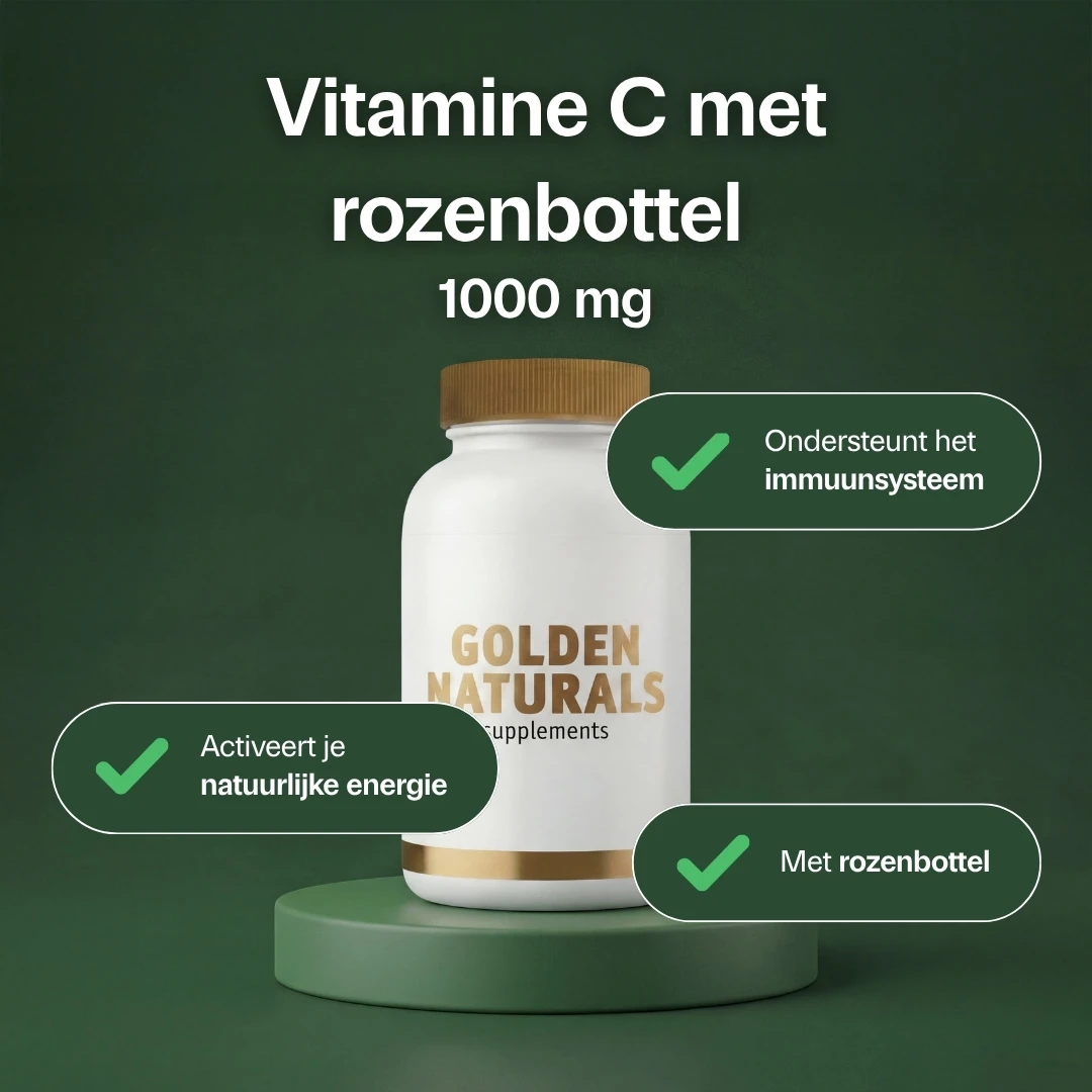 Vitamine C 1000 mg met rozenbottel