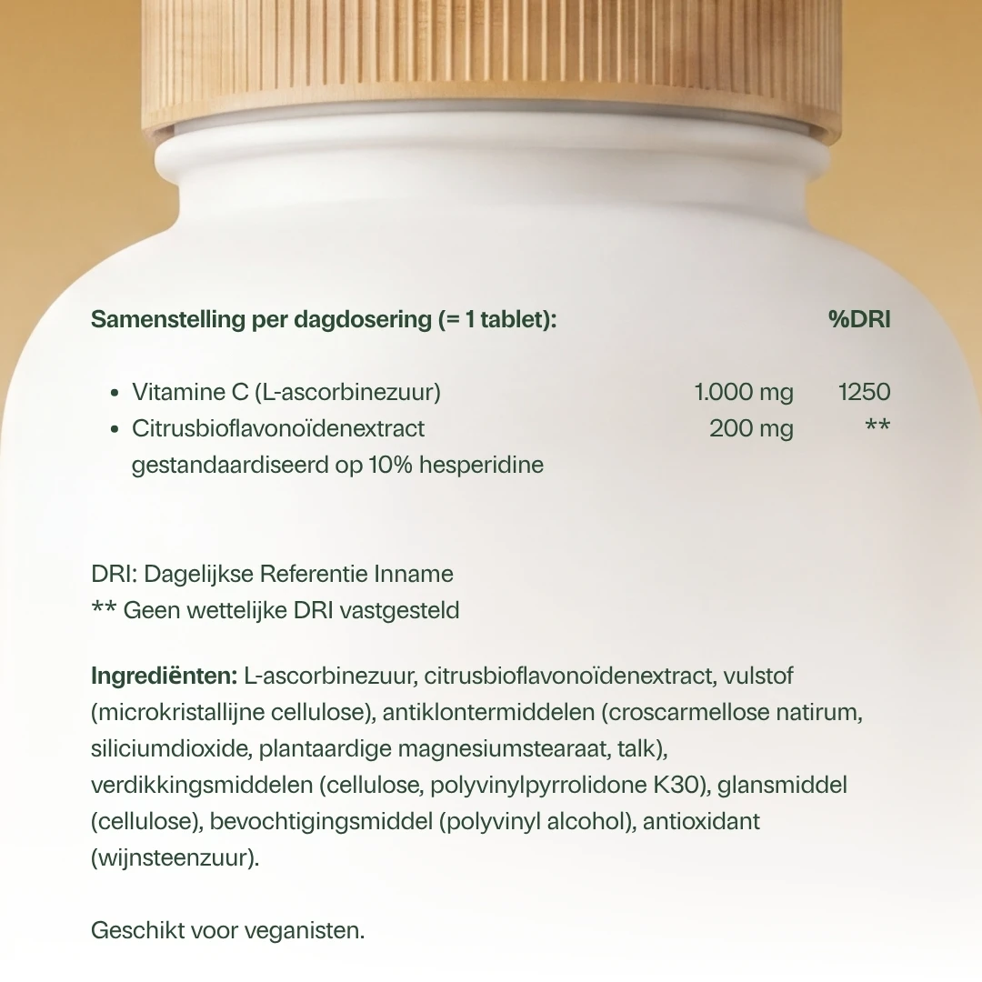 Vitamine C 1000 mg met bioflavonoïden