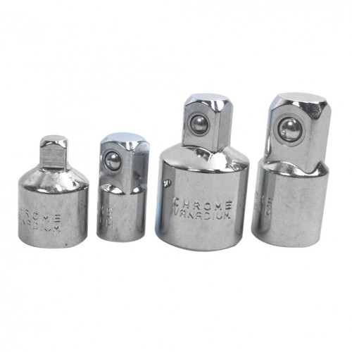 4 Piece Socket Converter Set - 1/4" (F) x  3/8"(M), 1/2" (F) x 3/8" (M), 3/8" (F) x 1/4" (M) & 1/2" (M) x 3/8"(F)