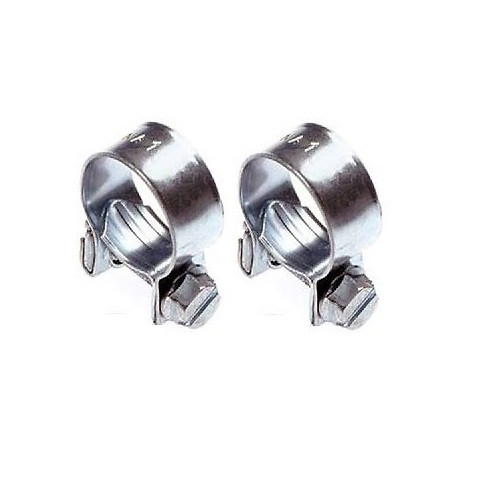 A Pair of Petrol Pipe Clips - 10 to 11 mm