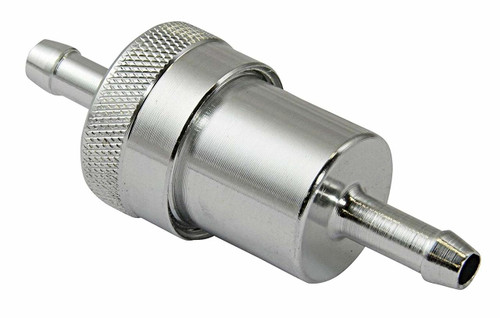 Universal Reusable Chrome Metal Fuel Filter -6 mm
