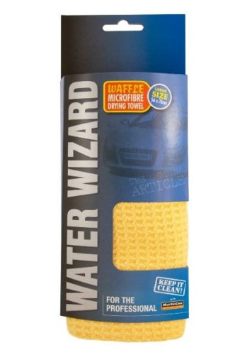 Water Wizard Large Waffle Microfibre Drying Towel [MOGG43] 56 x 76 cm