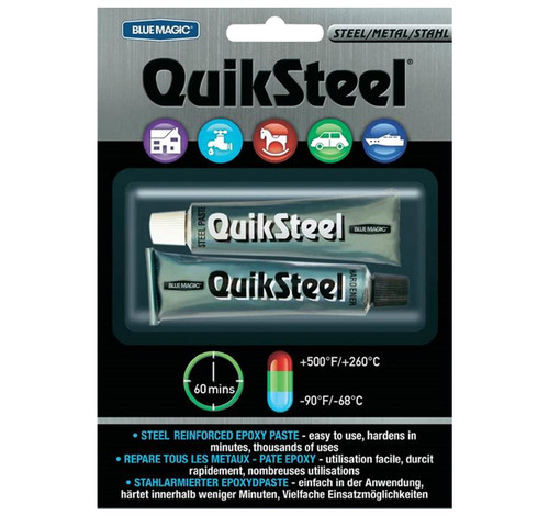 Quiksteel Steel Reinforced Two Prat Epoxy Paste - 56.8 g