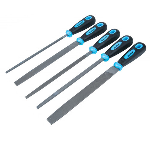 5 Piece Soft Grip File Set - 200 mm
