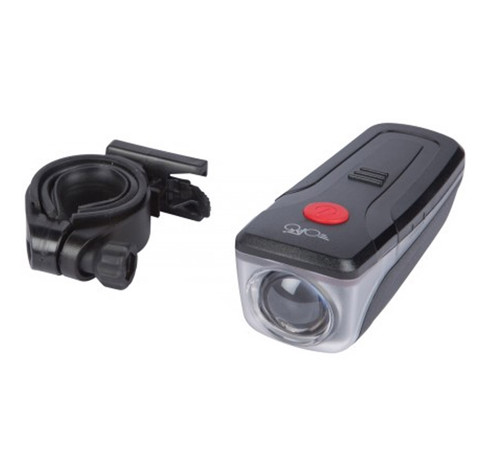 Multi Function Long Life Bicycle LED Head Light - Inc. 3 x AAA Batteries