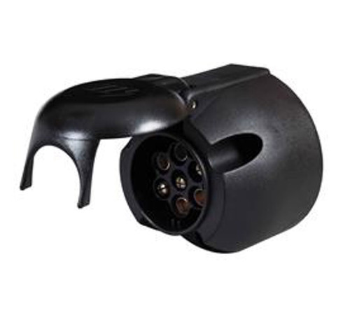 Plastic Socket For Caravan & Trailer - 12N,  7 Pin 