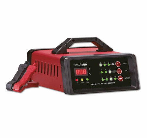 Smart / Intelligent Battery Charger - 2/6/10 Amp - 6 / 12 Volts
