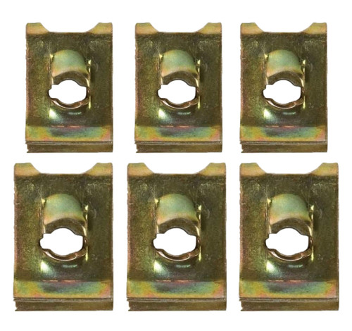 A Pack of 6 Assorted No. 6 & 8 Spire / Speed 'U' Clips 