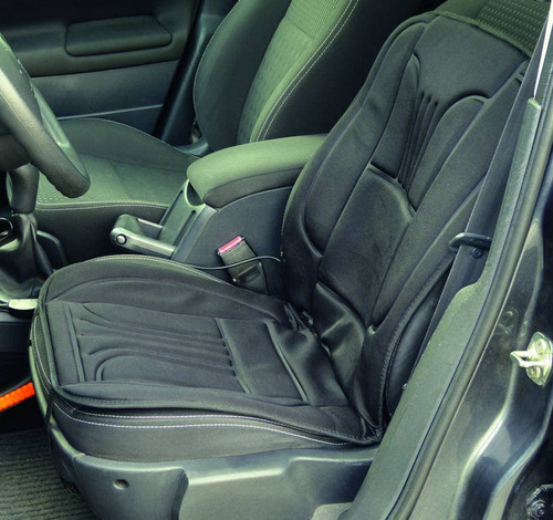 Universal 12V Heated Seat Cover - Elasticated Fixing Strap