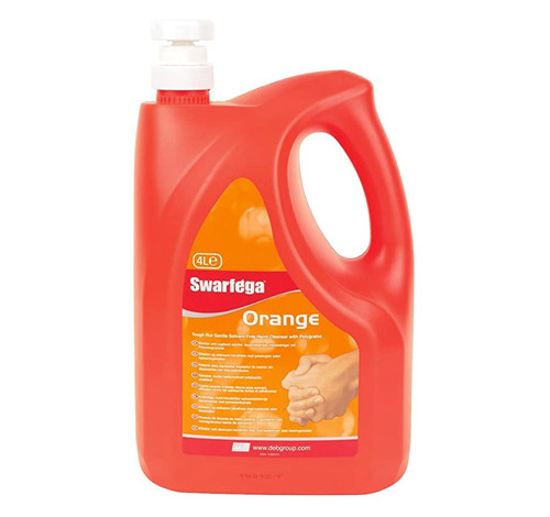 Swarfega Orange Hand Cleaner Pump Bottle - 4 Litre