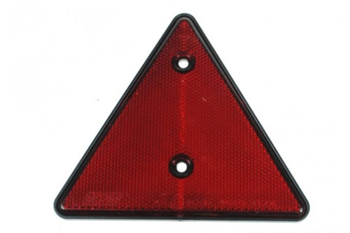 A Pair of Reflective Trailer Triangles