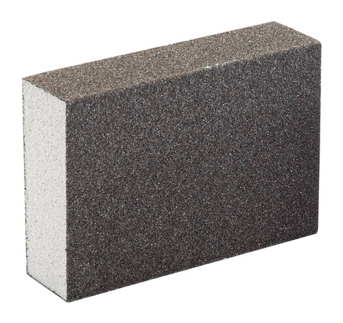 Draper Detail Sanding Block Fine & Med Grit - 102 x 70 x 23mm