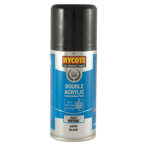Satin Black  Acrylic Spray Paint - 150 ml