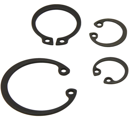 A Pack of 4 Assorted Internal Circlips