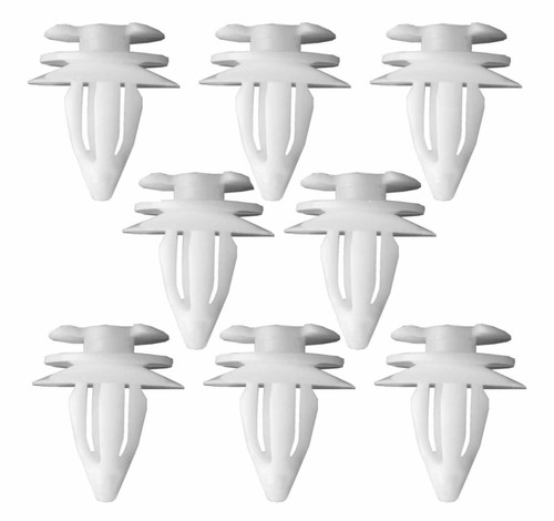 BMW / Universal  Trim Clips White  - 8 in Pack