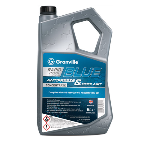 Rapid Cool Blue Coolant / Antifreeze  Concentrated - 5 Litre