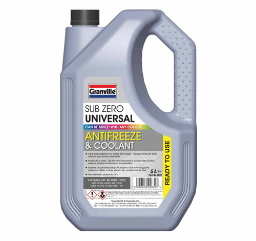 Universal Ready To Use Antifreeze & Coolant - 5 Litres