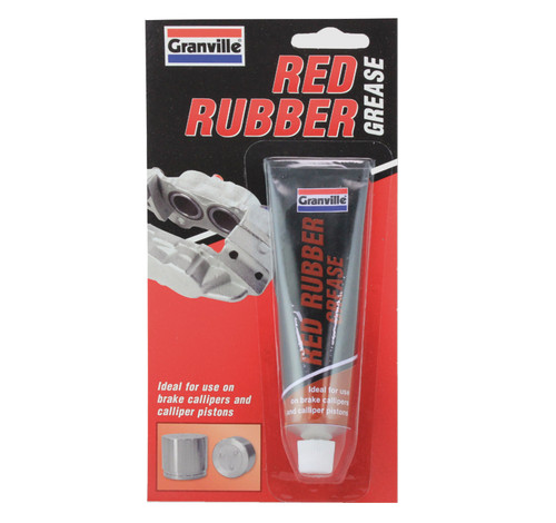 Red Rubber Grease Tube - 70g