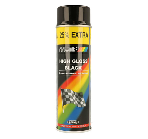 Gloss Black Spray Paint - 400 ml