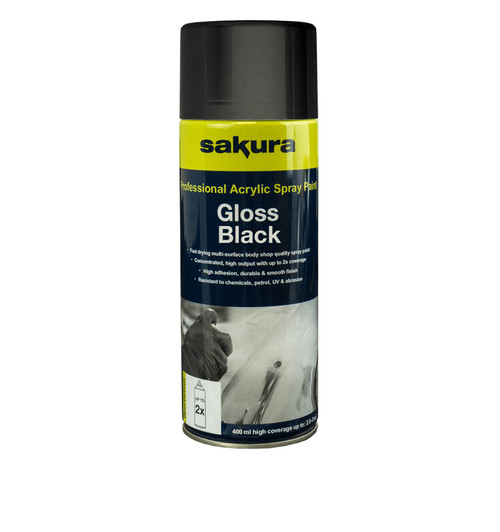 Gloss Black Paint  - 400 ml Sakura