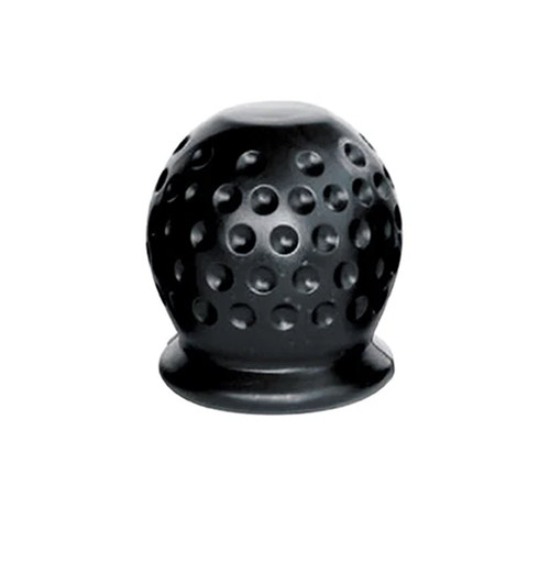 Black Pliable Towball Cover - Golf Ball Style