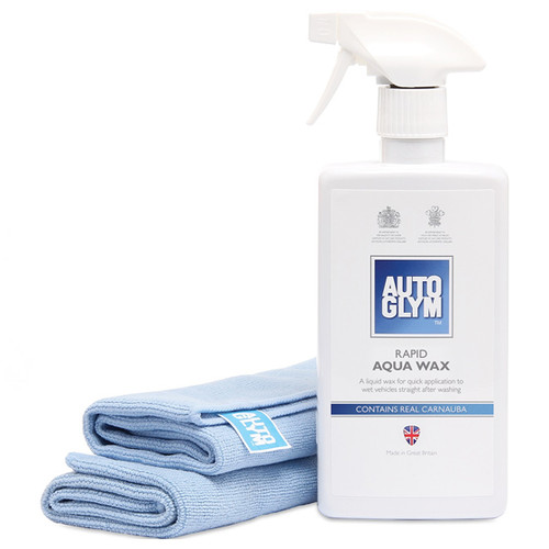 Rapid Aqua Wax Kit - 500 ml + 2x Microfiber Clothes