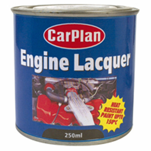 Gloss Black Engine Lacquer High Temperature Paint 250 ml - 150°C