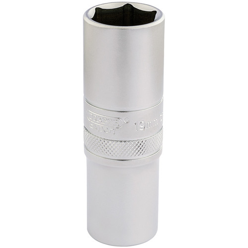 ½" Square Drive Deep Socket , 6 Pointed Hex - 19 mm