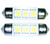 A Pair of White LED Bulbs - 239 12 Volt 38 mm Long