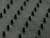 Single Universal Rubber Deep Tray Car Mat - 55 cm x 45 cm Black