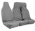 Water Resistant Nylon Seat Covers Vans - Grey Single Drivers Seat & Twin Passenger Seat